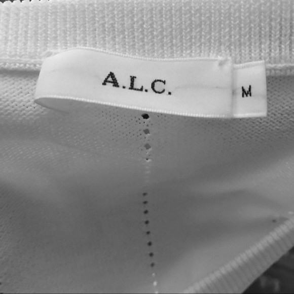 A.LC. White Chevron Blouse - Picture 3 of 3